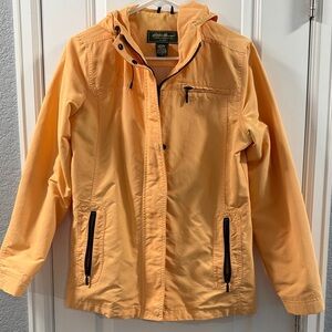Eddie Bauer with trendy Apricot/ Peach color Hooded Jacket
